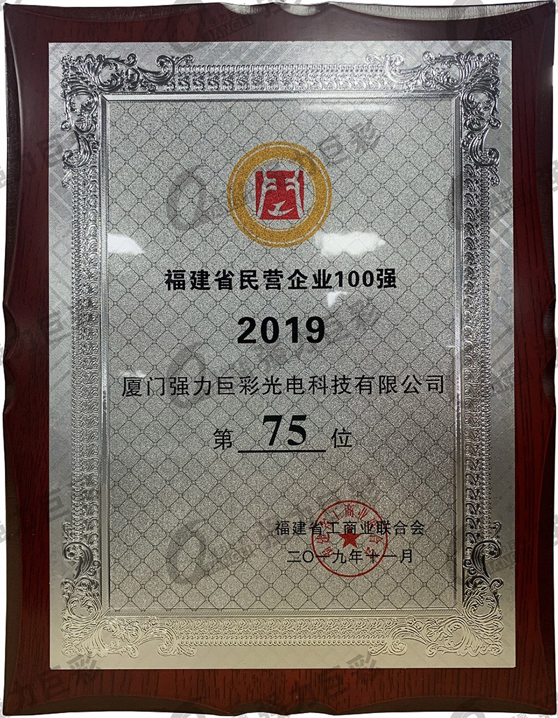 福建省民營企業(yè)100強