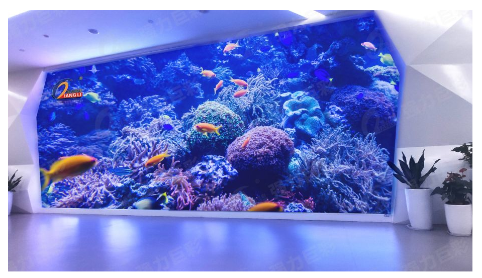 博爾塔拉杭州XX電子科技有限公司展廳     室內(nèi)全彩Q2.5    21.5㎡